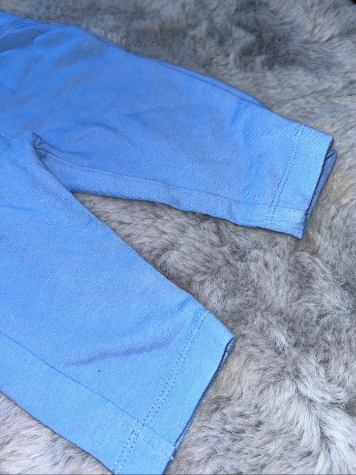 Pantalon souple / legging bleu - 6 mois - Tex Baby - photo numéro 3