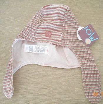 Bonnet fille 12-24 mois / 48-50 cm neuf- Bébé Clayeux