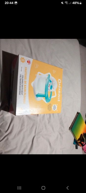 Siege de bain douche badabulle 