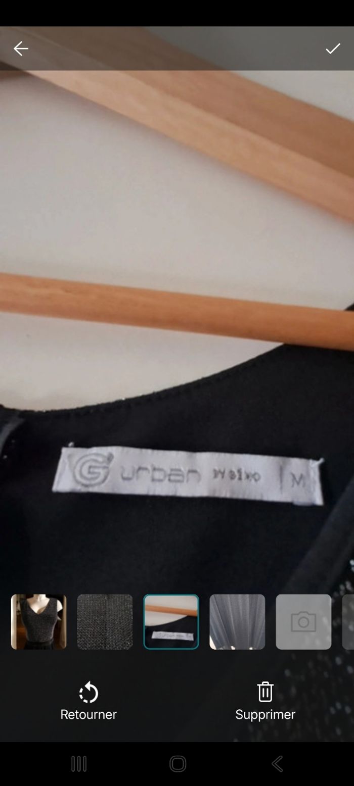 robe longue à haut scintillant - photo numéro 5