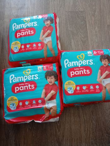 Lot de 3 paquets de couches pants  pampers taille  6  à 35€ avec le code PLONGEON30 
Le lot passe à 24,50€