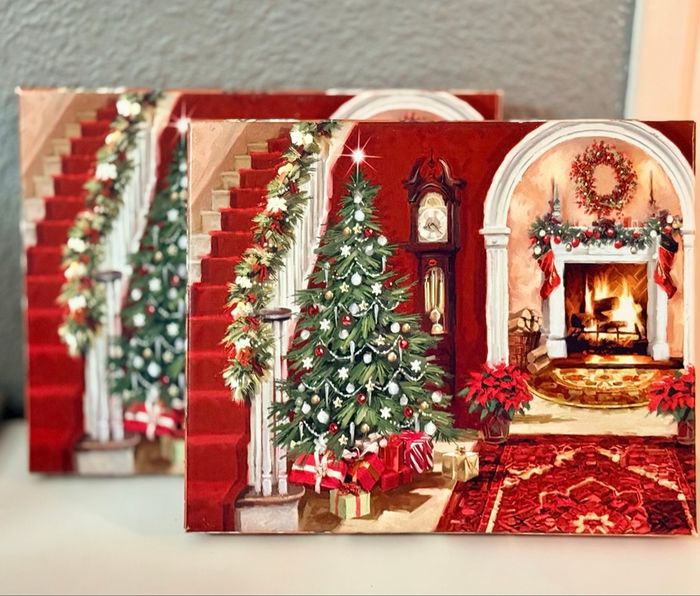 Boîte de chocolats VIDE de Noël (NEUF)