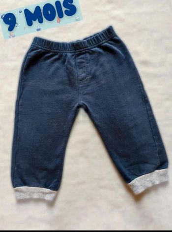 Pantalon  jogging 9  mois garçon  automne