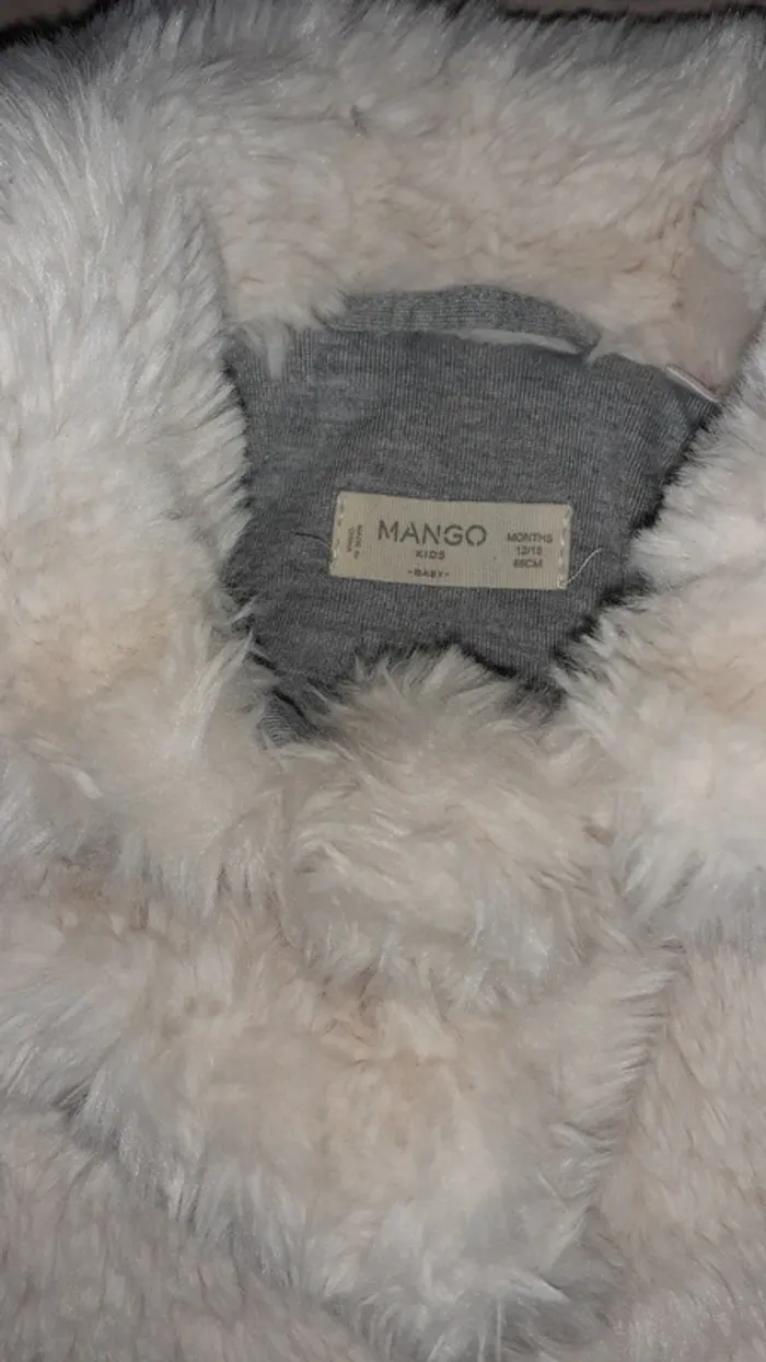 Manteau en fourrure Mango kids - photo numéro 10