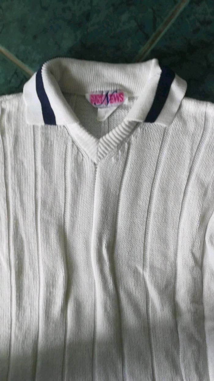 Pull coton blanc - photo numéro 2