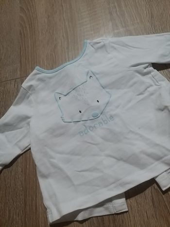 Petit pull fluide loup