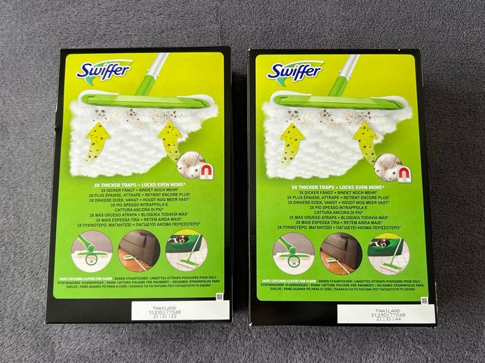 Lot de 2 boîtes de 14 lingettes swiffer dry 3D - photo numéro 3