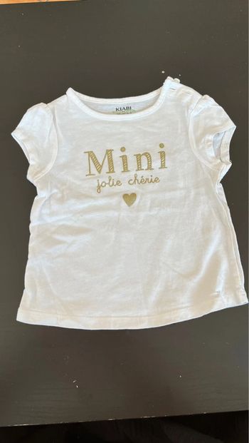 Tee shirt manches courtes 6 mois