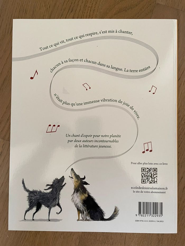 Livre jeunesse La grande chorale du monde de Morpugo et Gravett - photo numéro 2