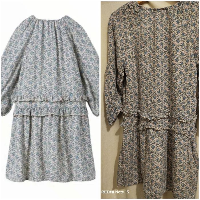 Robe Zara fille – Fleurie à volants - photo numéro 2