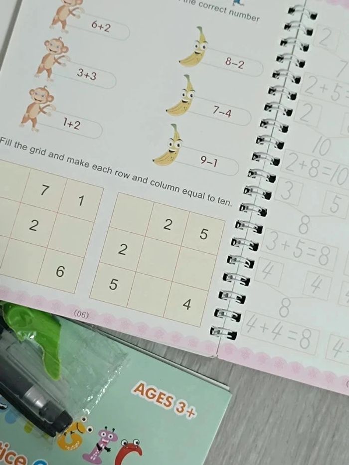 Lot de 4 cahiers d'écriture magique - photo numéro 7