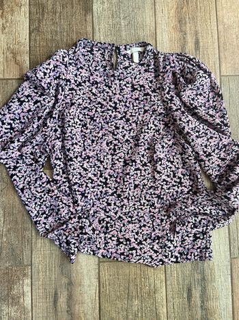 Blouse légère manches longues fleurie H&M