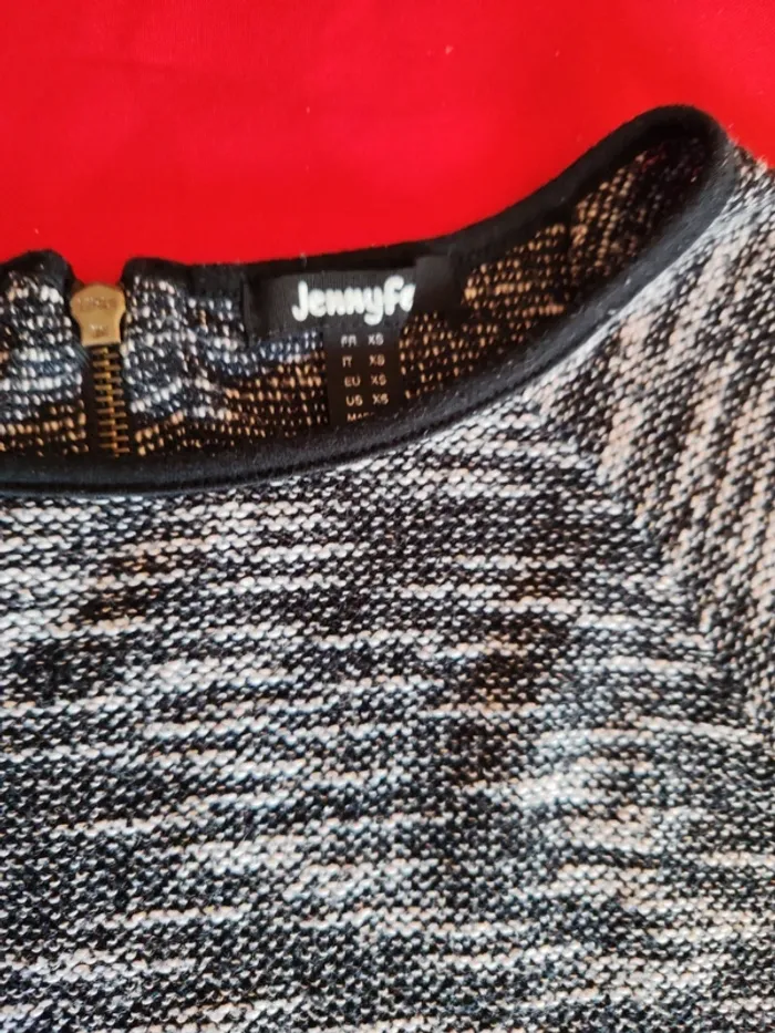 Robe pull fin manches 3/4 taille xs - photo numéro 2