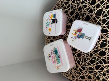 Set de 3 boîtes à gouter Caravane