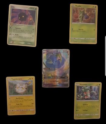 5 cartes Pokémon