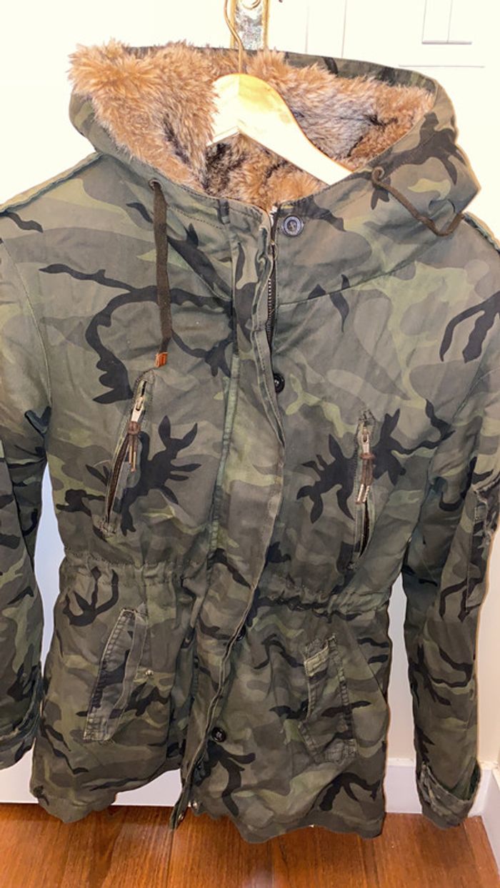 Veste militaire avec fourrure - photo numéro 4