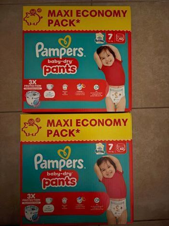 Couches Pampers Taille 7 Neuf 