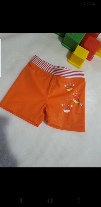 Maillot de bain bébé taille 6 mois