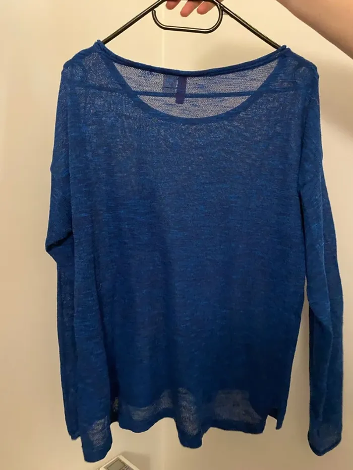 Pull bleu d’été - photo numéro 2