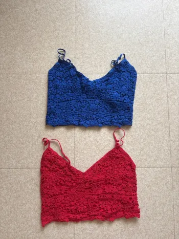 Lot de deux croc top en S