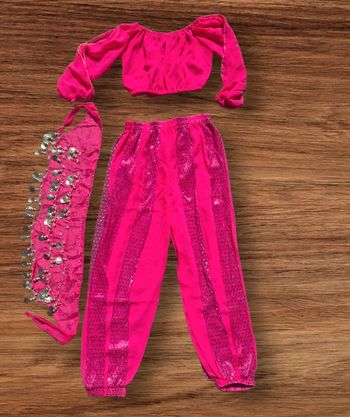 Costumes Bollywood rose fushia