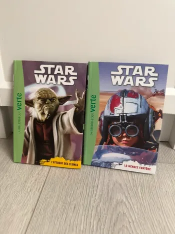 Lot de 2 livres Star Wars – Bibliothèque Verte (6-8 ans)