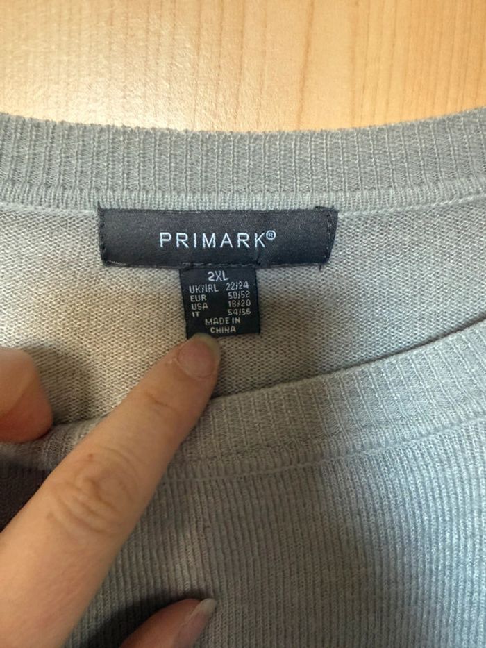 Pull gris clair - photo numéro 3