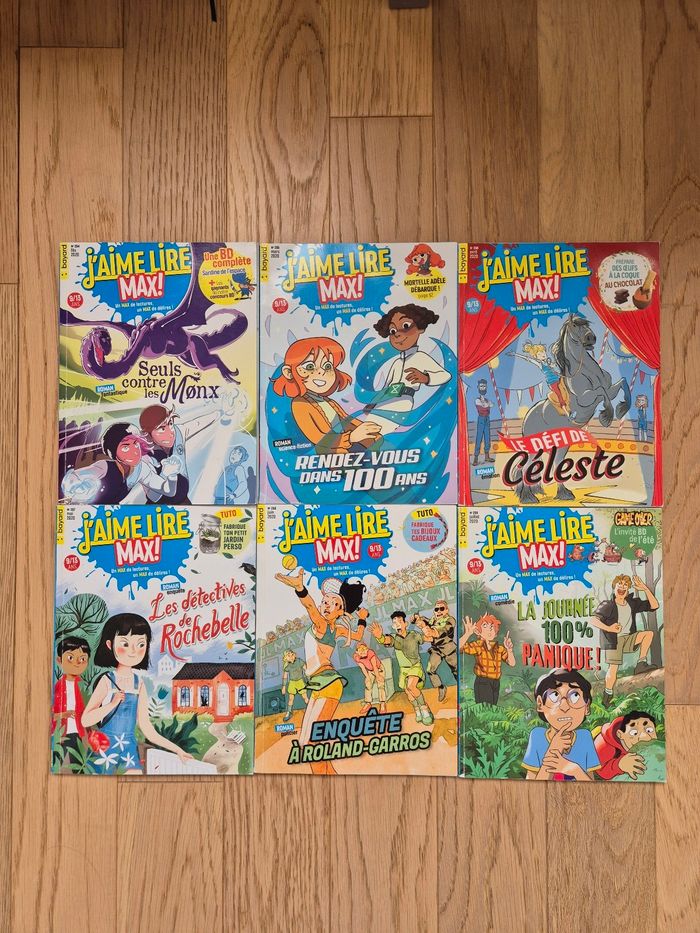 Lot 6 J'aime lire Max 📚