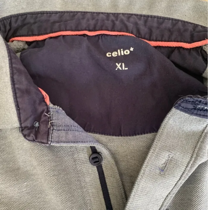 Polo gris Celio – Taille XL - photo numéro 2
