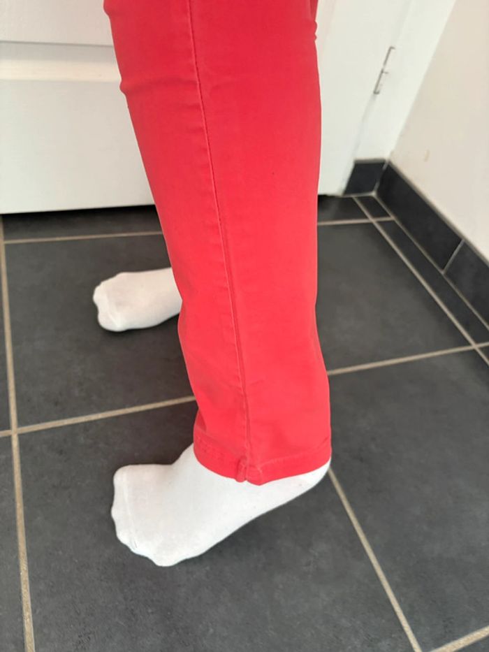 Ensemble (blouse Cache Cache + pantalon taille basse K Woman) taille M très bon état - photo numéro 10