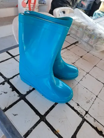 T34/35 bottes en caoutchou turquoise