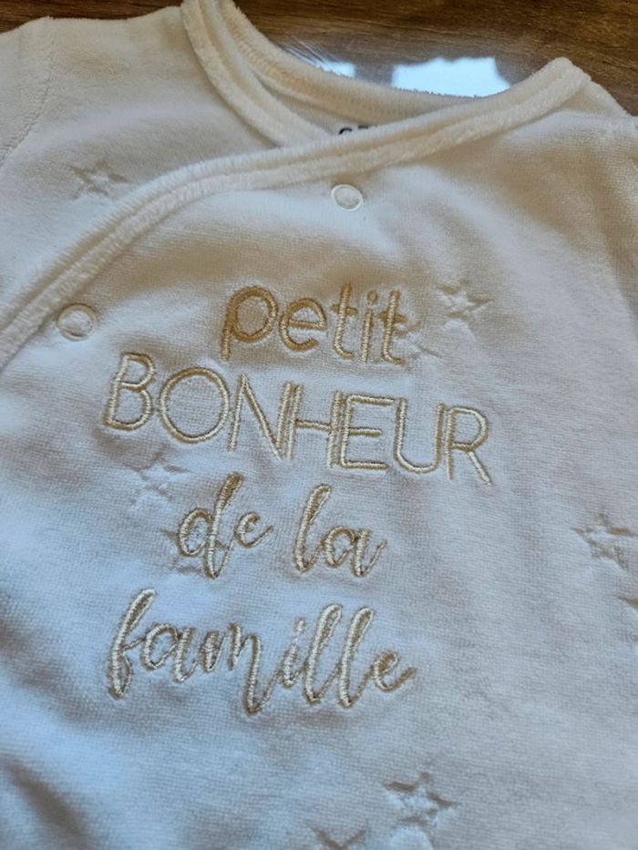 Pyjama velour 6 mois - photo numéro 2