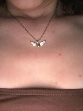 Collier cœur et ailes