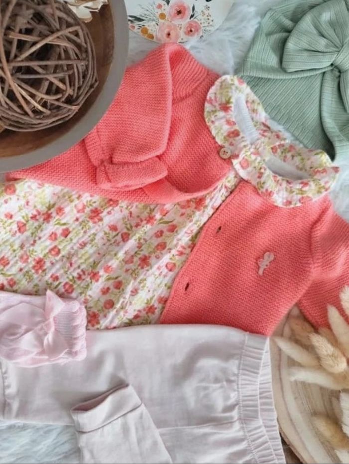 Ensemble complet 5 pièces sergent major fille 1 mois 🎀 - photo numéro 3