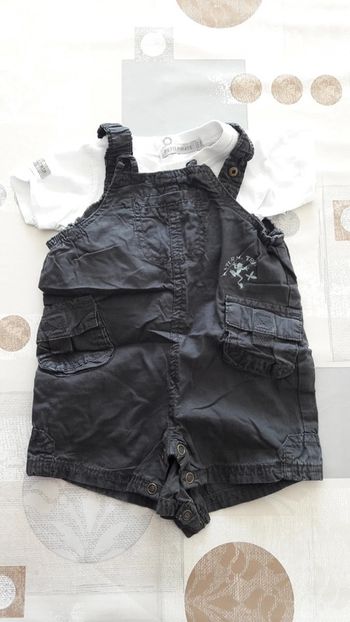 Ensemble salopette short