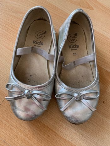 Ballerines argentés 28