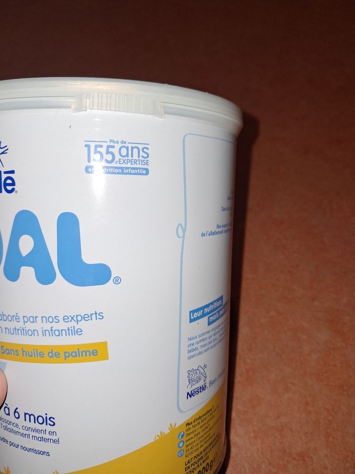 Lait bébé nidal 1er âge neuf - photo numéro 3