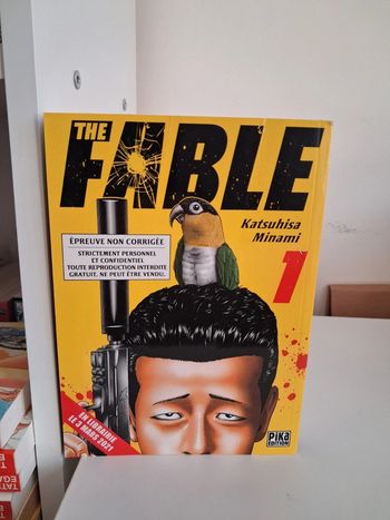 Manga The Fable tome 1 épreuve non corrigée promotionnel édition provisoire