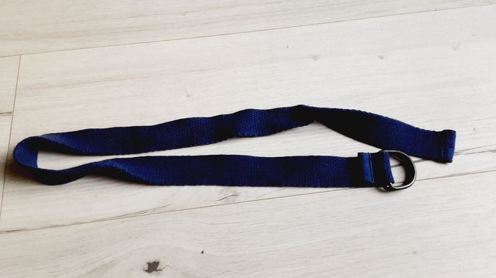 Accessoire garçon ceinture bleue marine 80 x 3 cm - photo numéro 1