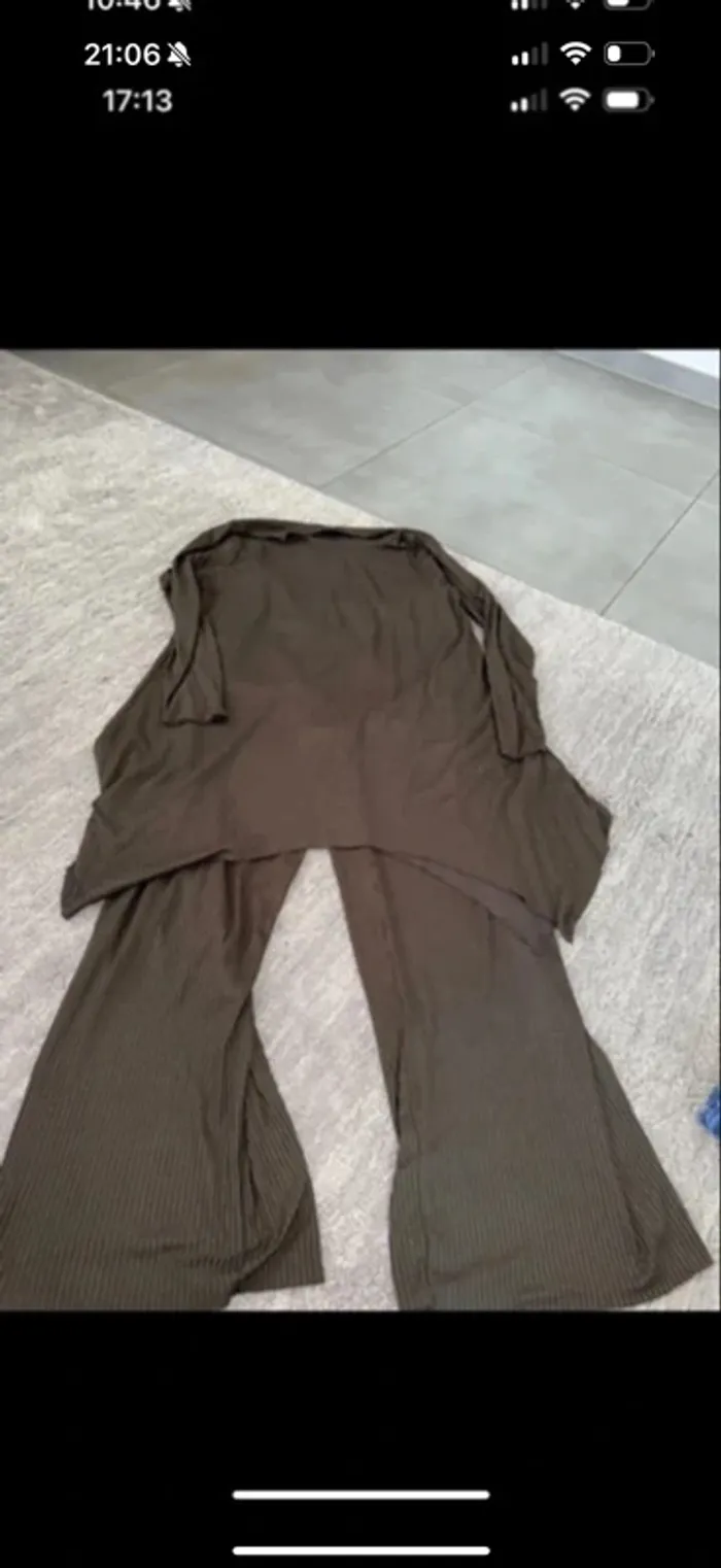 Ensemble femme fluide noir taille XL - photo numéro 3