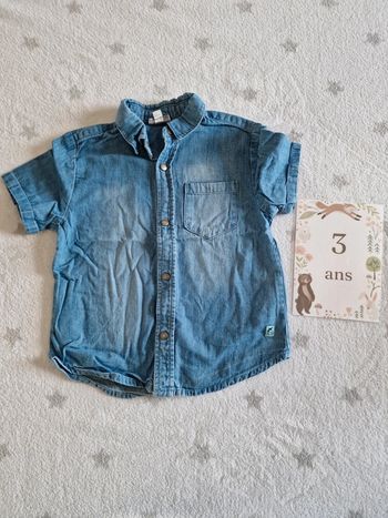 Chemise 3 ans