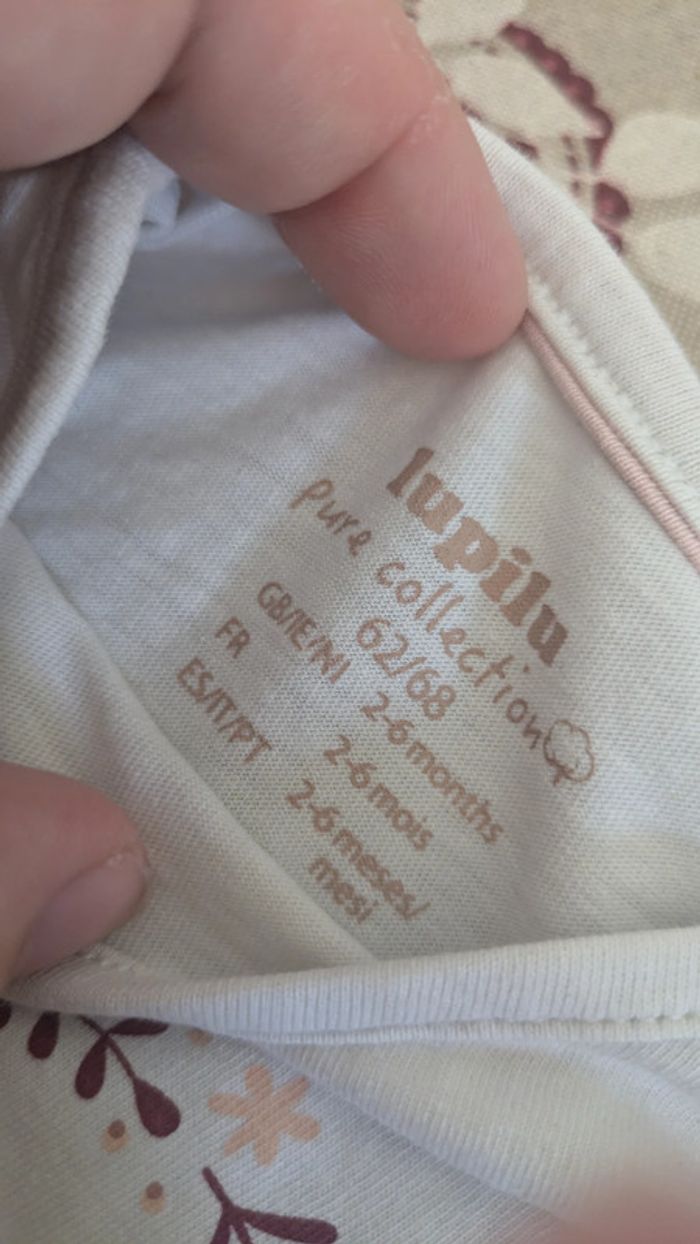 T.shirt manches longues avec lapin - photo numéro 2