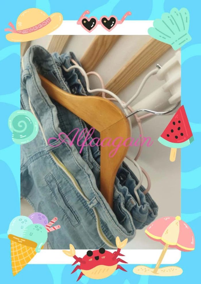 Lot shorts jean 7/8ans - photo numéro 10