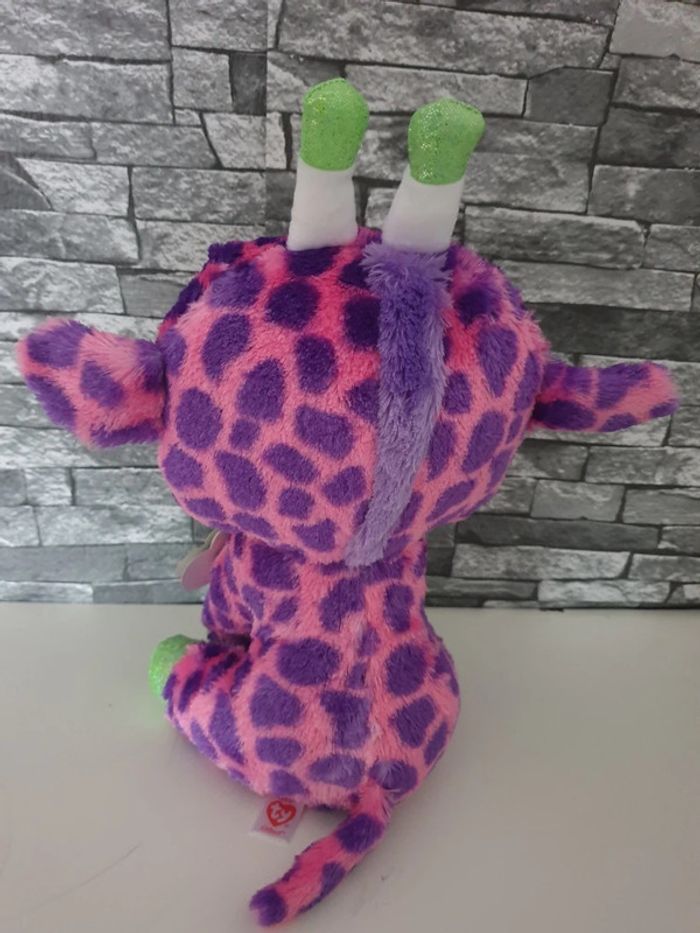 Peluche Girafe rose - photo numéro 2