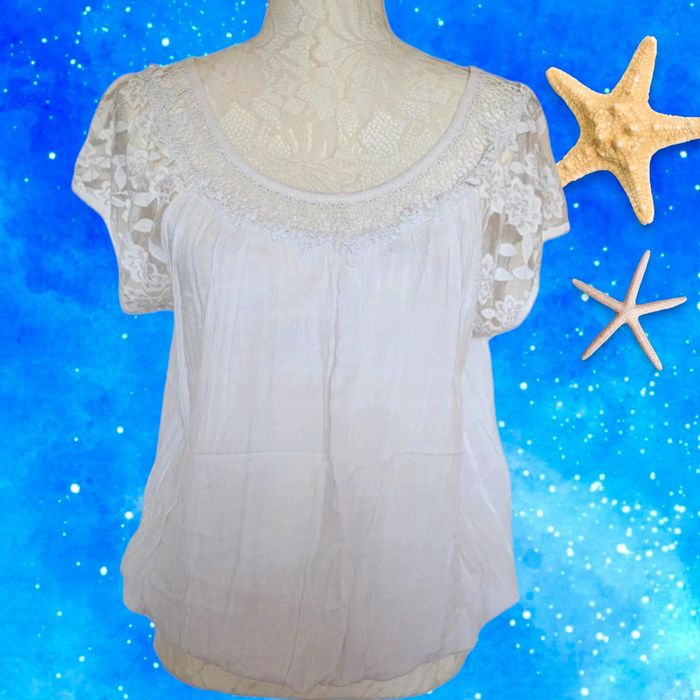 Top à manches transparentes 🚺