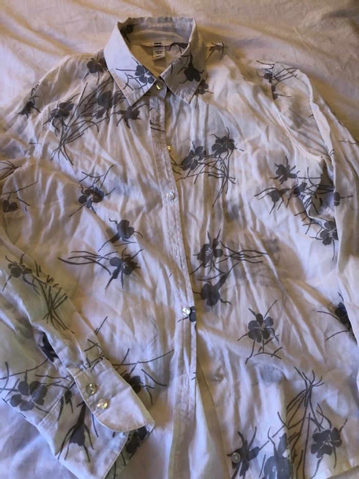 Chemise blanche et grise - photo numéro 5
