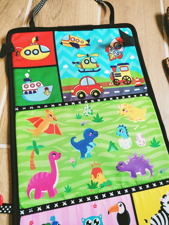 👋Livre Malette évolutive d'éveil d'apprentissage multi activités busy board en tissu - photo numéro 3