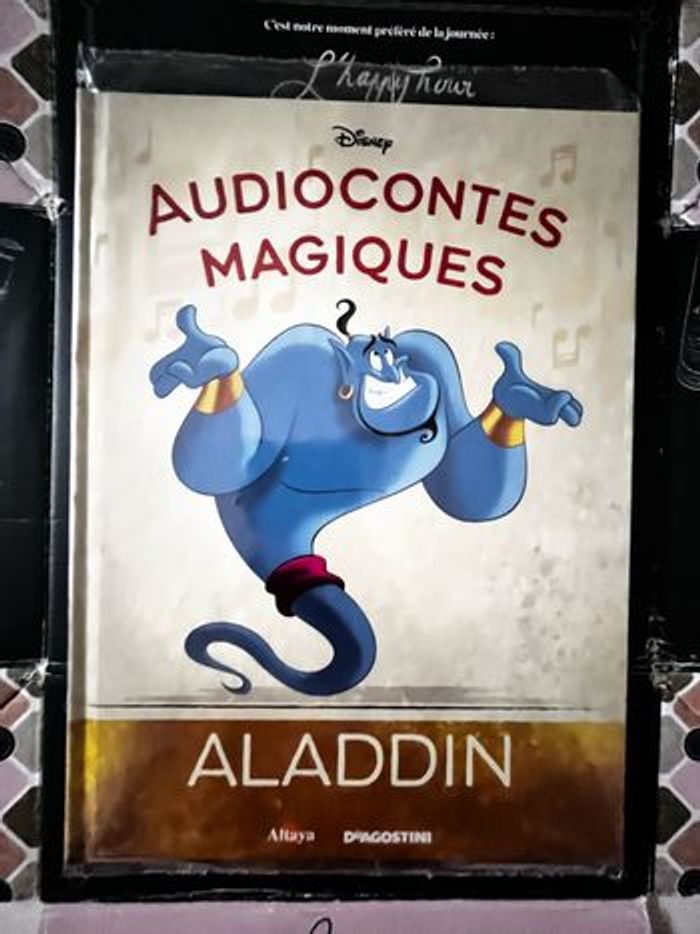 Livre Disney audio contes : Aladdin, inclus la figurine - photo numéro 2