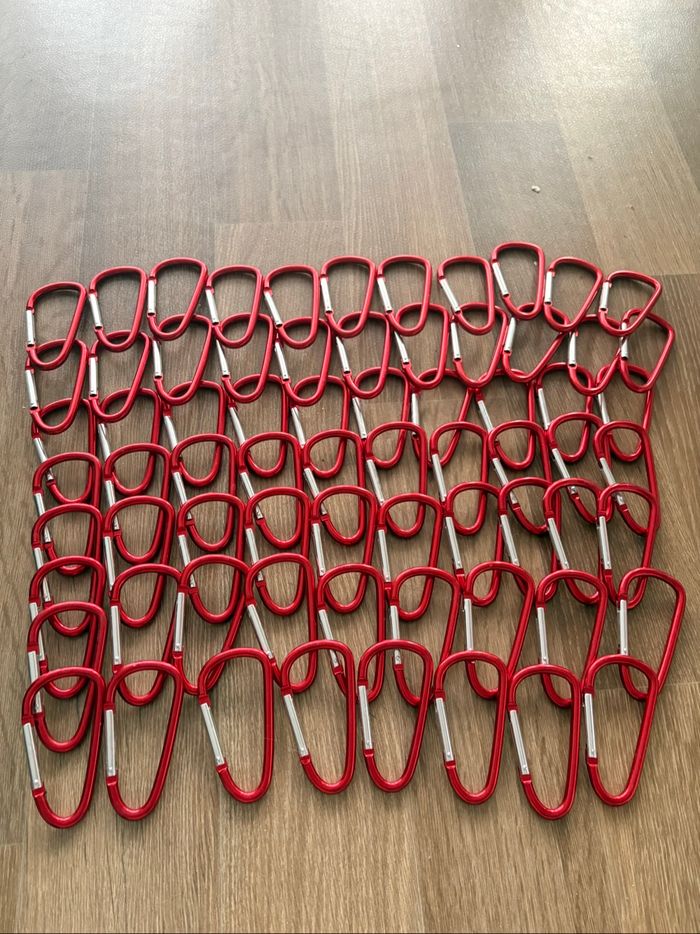 lot de 65 mousqueton
