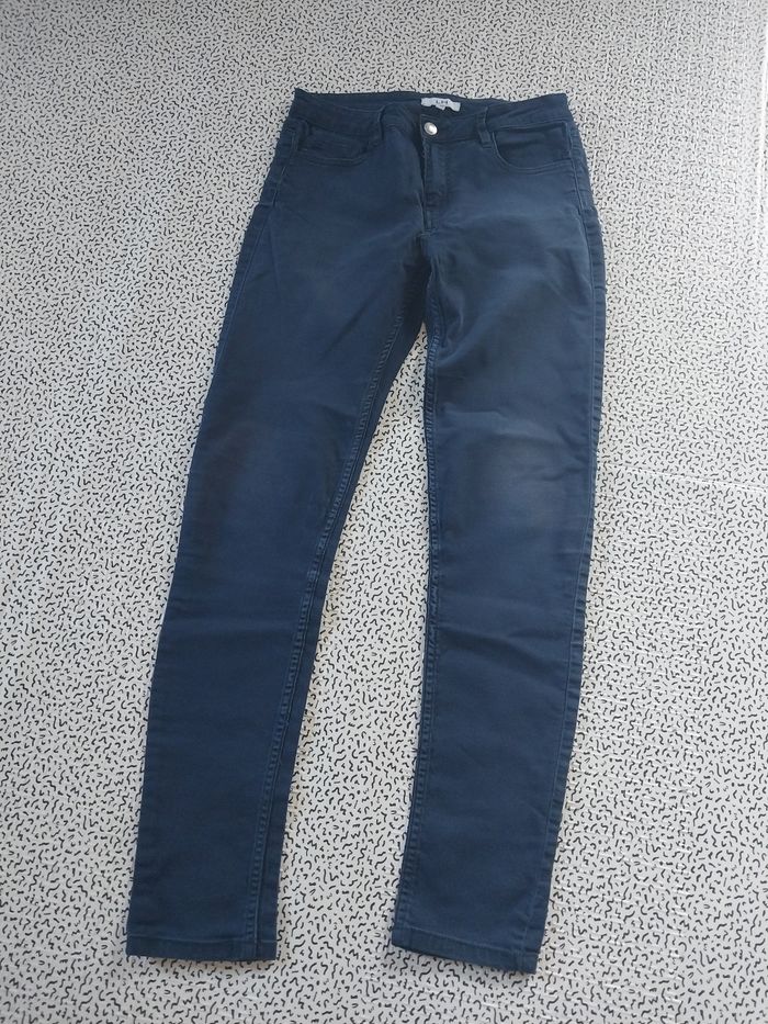 Pantalon slim bleu marine LH – T38